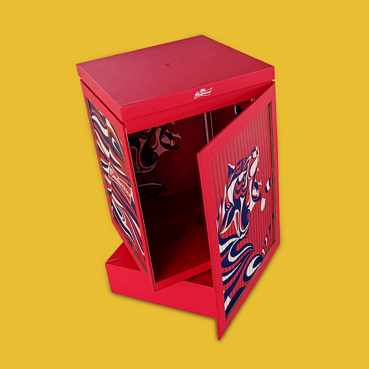 Customized Printing Rotating Wine/Liquor Box