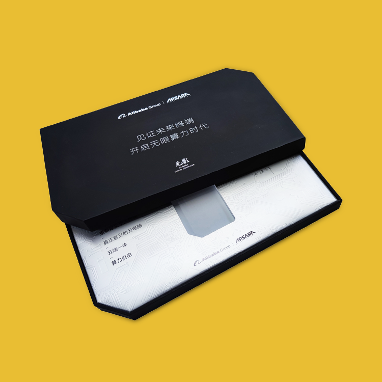  Customized Printing Premium Alibaba VIP Card Gift Box   