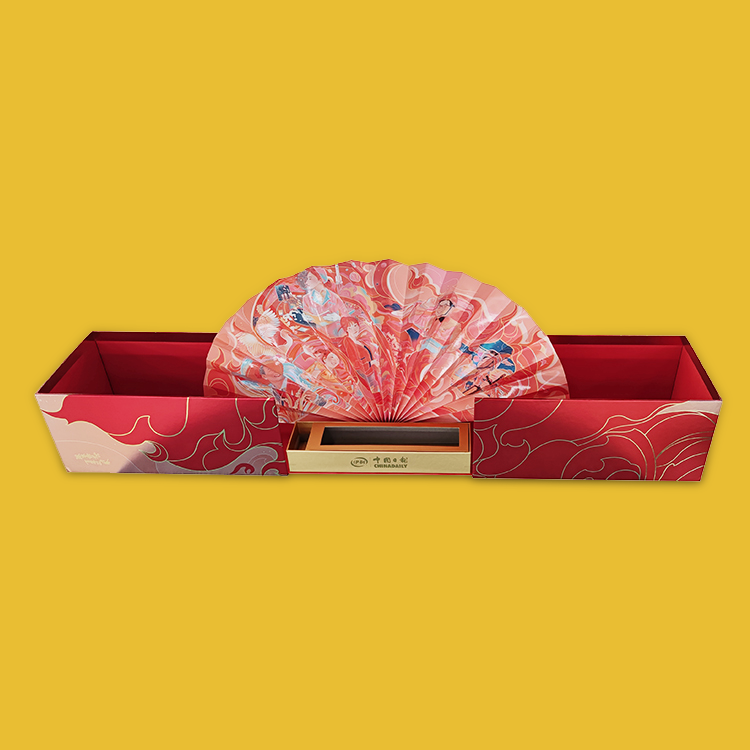 Shanghai Fan-Shaped High Grade Packaging Gift Box